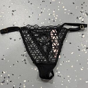 Victoria's Secret Black Lace Panties